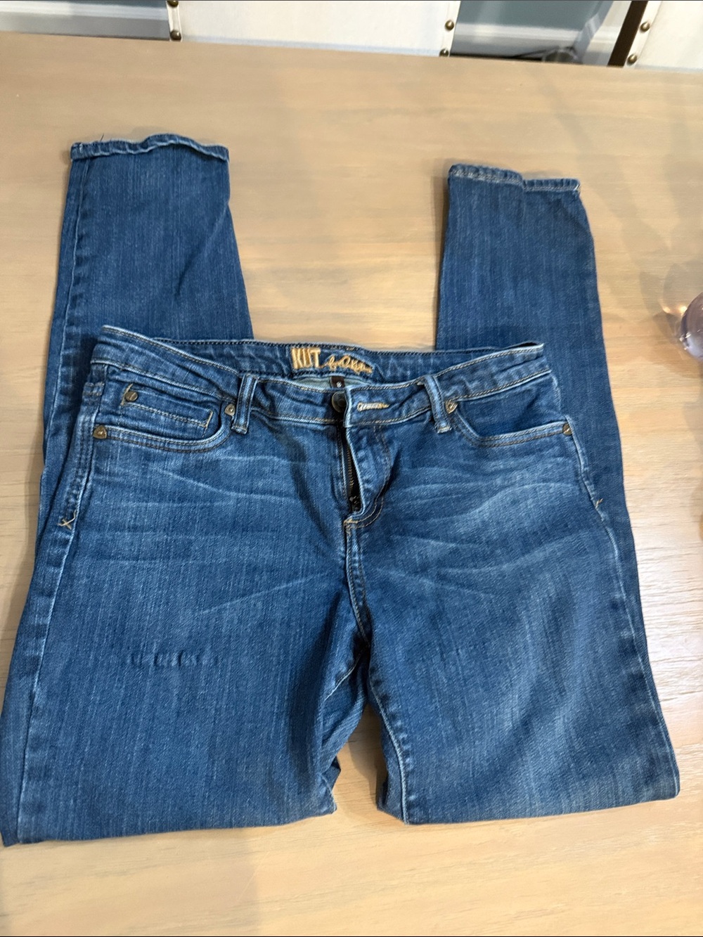 Kut from the Kloth Medium Blue Skinny Jeans - Slim Fit Stretch